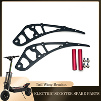 LANGFEITE T8 Rear Fender Tail Wing Bracket Foot Support Kit Universal 11 inch Electric Scooter Mudguard Step Pedal Modified Part