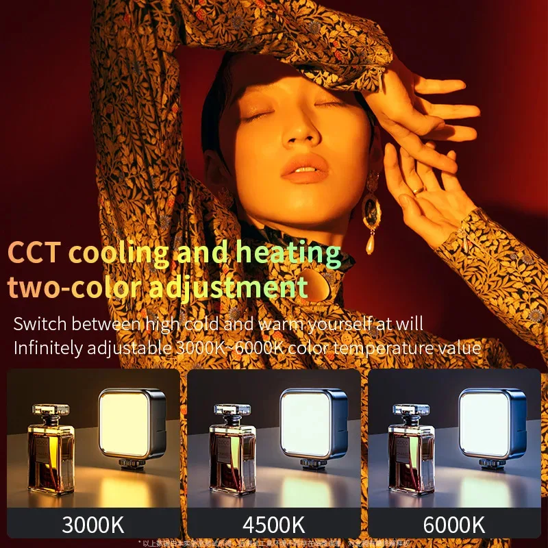 ANLAIKE Luz de Preenchimento para Telefone LED Três Cores, Mini Luz de Bolso Portátil Selfie RGB Fotografia Luz Suave para Exterior