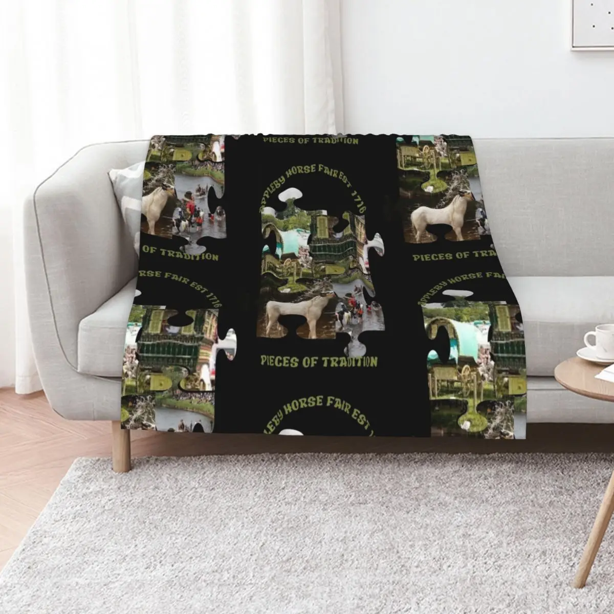 Appleby fair Gypsy history pieces of tradition Throw Blanket Designers Winter beds cosplay anime Vintage Single Polar Blankets