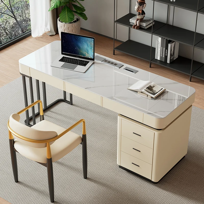 Seating Study Office Desk Luxury Room Drawers Computer Offices Minimalist Corner Sofa Side Escritorio Oficina Reading Writing