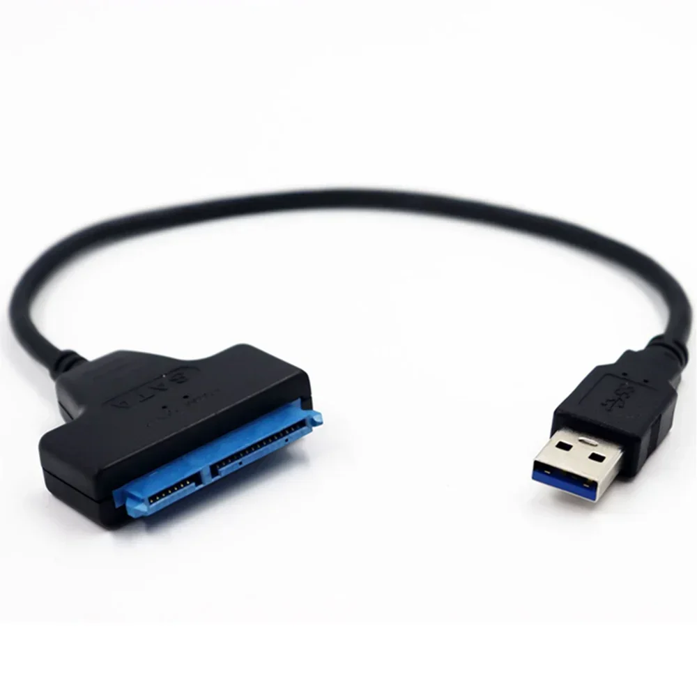 Kabel SATA Ke USB 3.0 / 2.0 untuk 2.5 Inci 3.5 Inci HDD Eksternal SSD Hard Drive SATA 3 22 Pin Adaptor USB 3.0 Ke Kabel Sata III