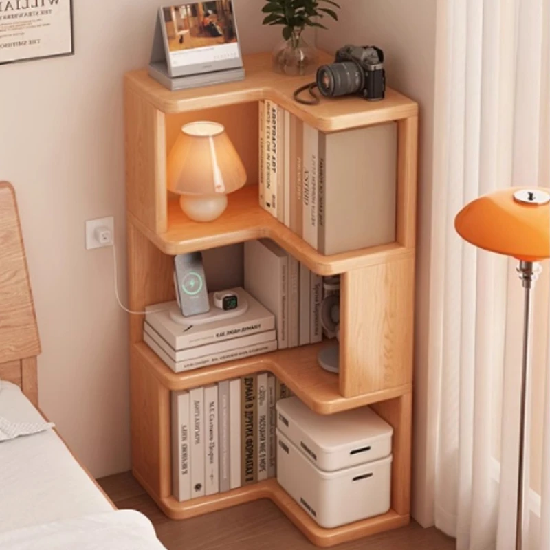 خزانة أثاث غرفة المعيشة في غرفة المعيشة، رف كتب للأطفال، رف تخزين خشبي، منظم كتب