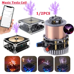 Per la musica Tesla Coil Bluetooths-compatibile musica Wireless Touchable High Power Pulse generatore di arco elettrico Lightning artificiale