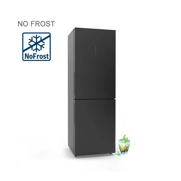 318L Wholesale Home Appliance Energy Saving Inverter Bottom Freezer Double Door Freezer and Fridge