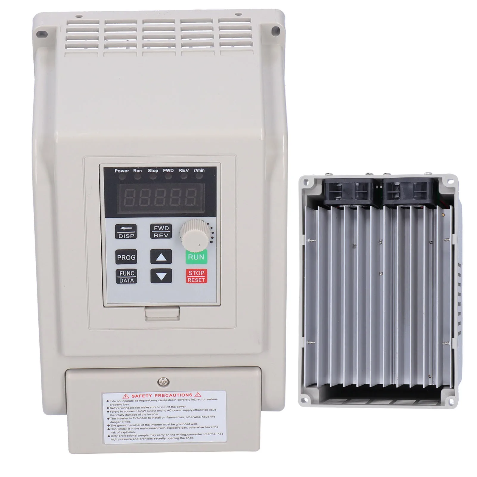 

2.2KW Frequency Inverter, Variable Frequency Inverter Motor Speed Controller Output 3‑Phase 220V 2.2KW AT5‑2200X