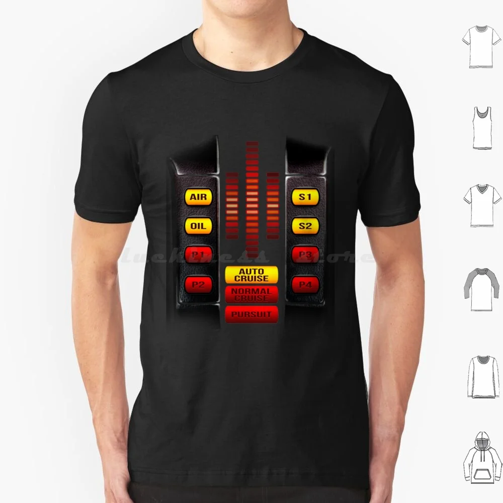 Kitt T Shirt 6xl Cotton Cool Tee Knight Rider Kitt Car 80s Serie Series Tv Tv Series David Hasselhoff Retro Vintage Robot Turbo
