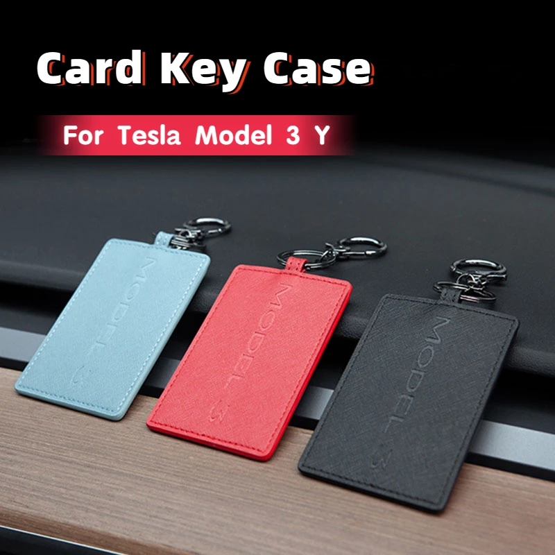 

Кожаный чехол для ключей Tesla Model 3 Y, 2017-2023