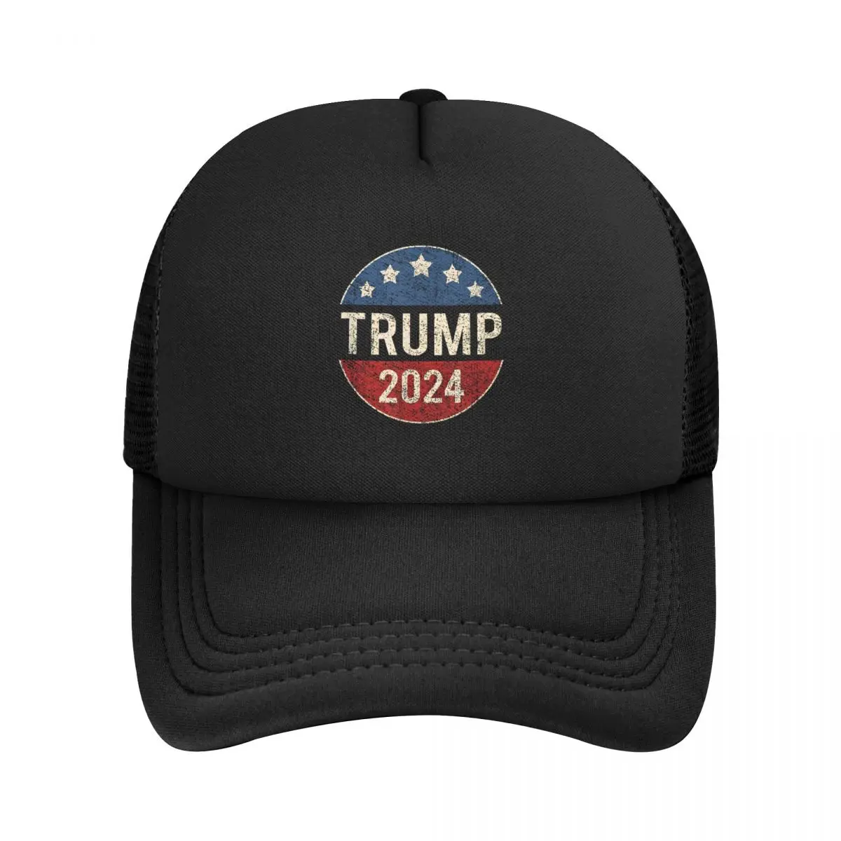 Trump 2024 Retro Campaign Re Elect President Trump Mesh Baseball Caps Adult Trucker Hat Dad Hat Snapback Caps Summer Trucker Cap