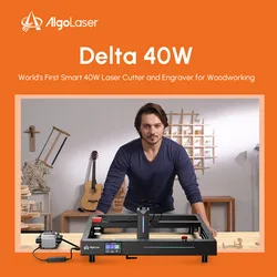 Delta Laser Master 40W Engraver Woodworking Tools Powerful Wood Cutter Offline Control Operation Laser Engraving Cutting Machine