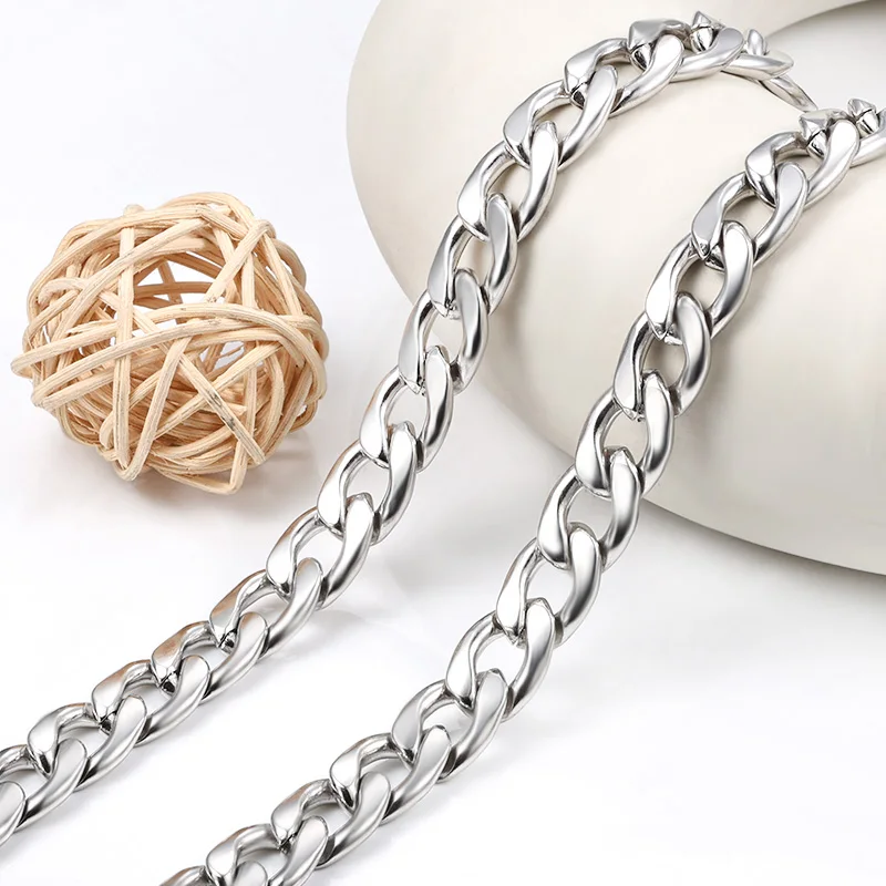 

NK1:1 Chain Stainless Steel Jewelry Supplies Make Decoration Trend Necklaces Bracelets Links Women Men Crafts Materials Fittings