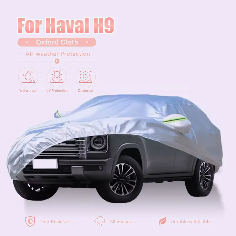 

For Haval H9 Full Car Cover Reflective Strips Waterproof Snowproof Dustproof UV Protection Exterior Accessories