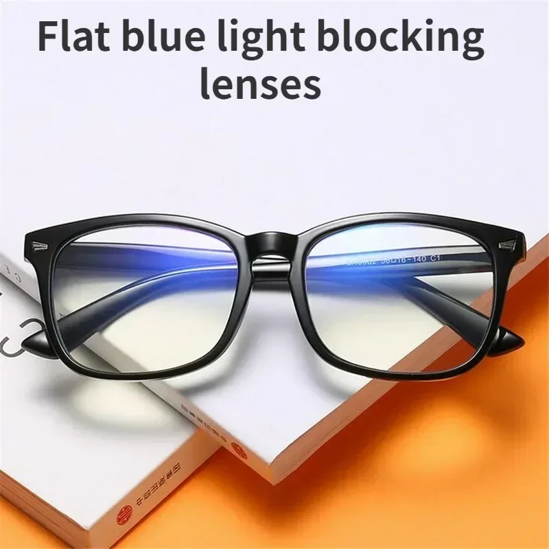 2023 Fashion Unisex Flat Glasses, Vintage Clear Lens Eyelasses, Blue Light Blocking