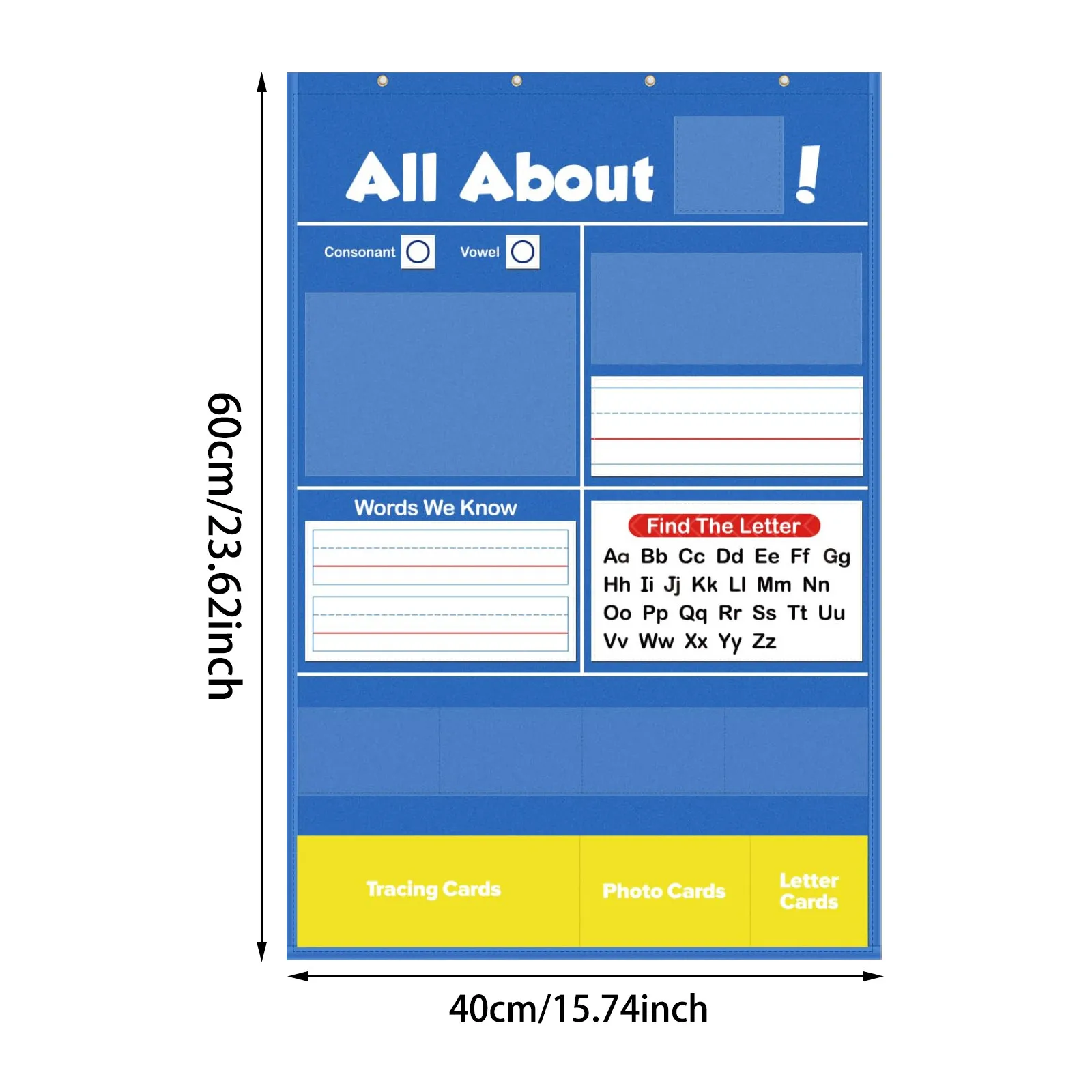 مخطط جيب لتعلم الحروف الأبجدية، مخطط حائط أبجدي، لعبة تعليمية للبطاقات التعليمية، ممارسة الكتابة اليدوية، تتبع الحروف للأطفال #3