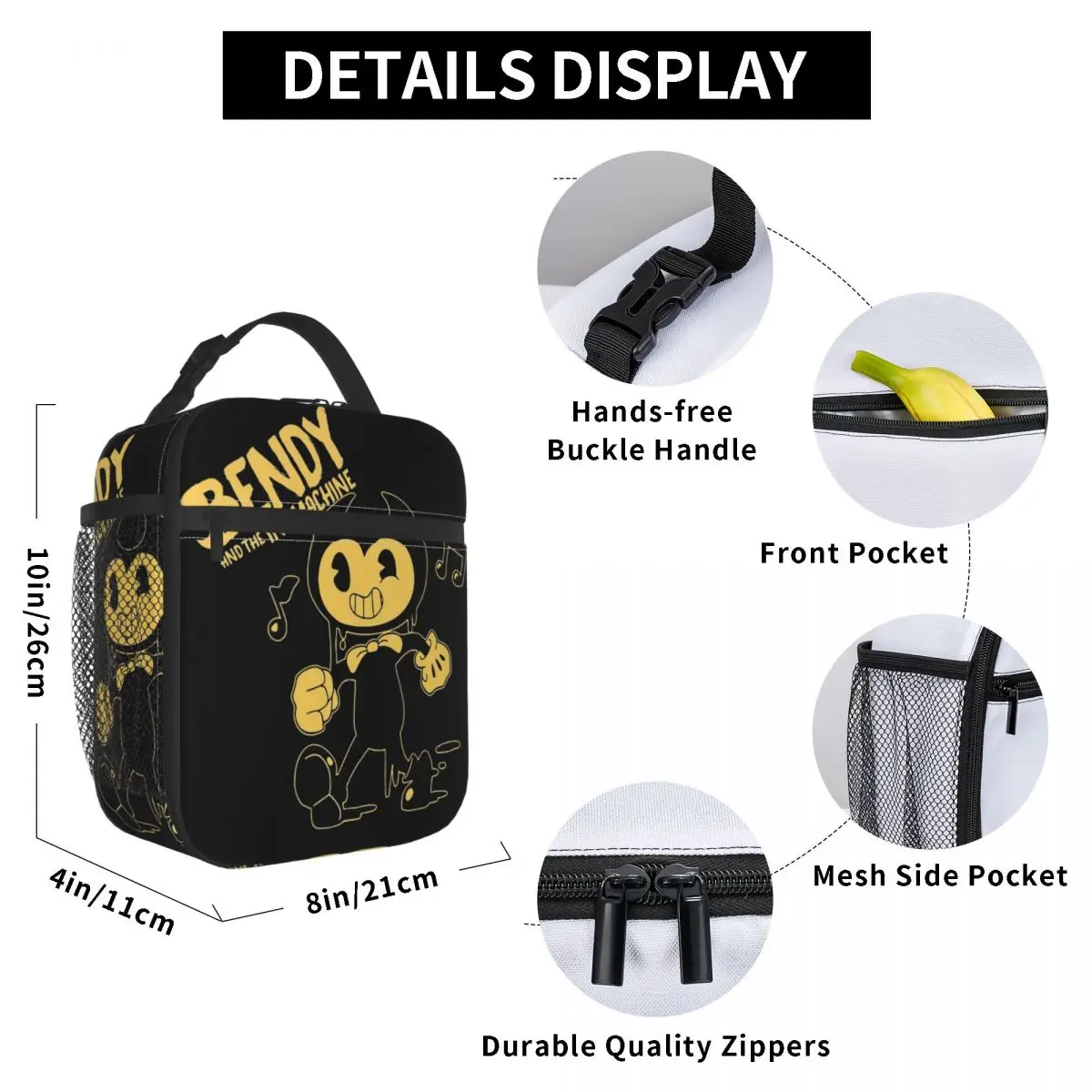 Avonu Galop Deveti Bendy Product Insulated Lunch Bag For Picnic Food Box Reusable Cooler Thermal Lunch Boxes