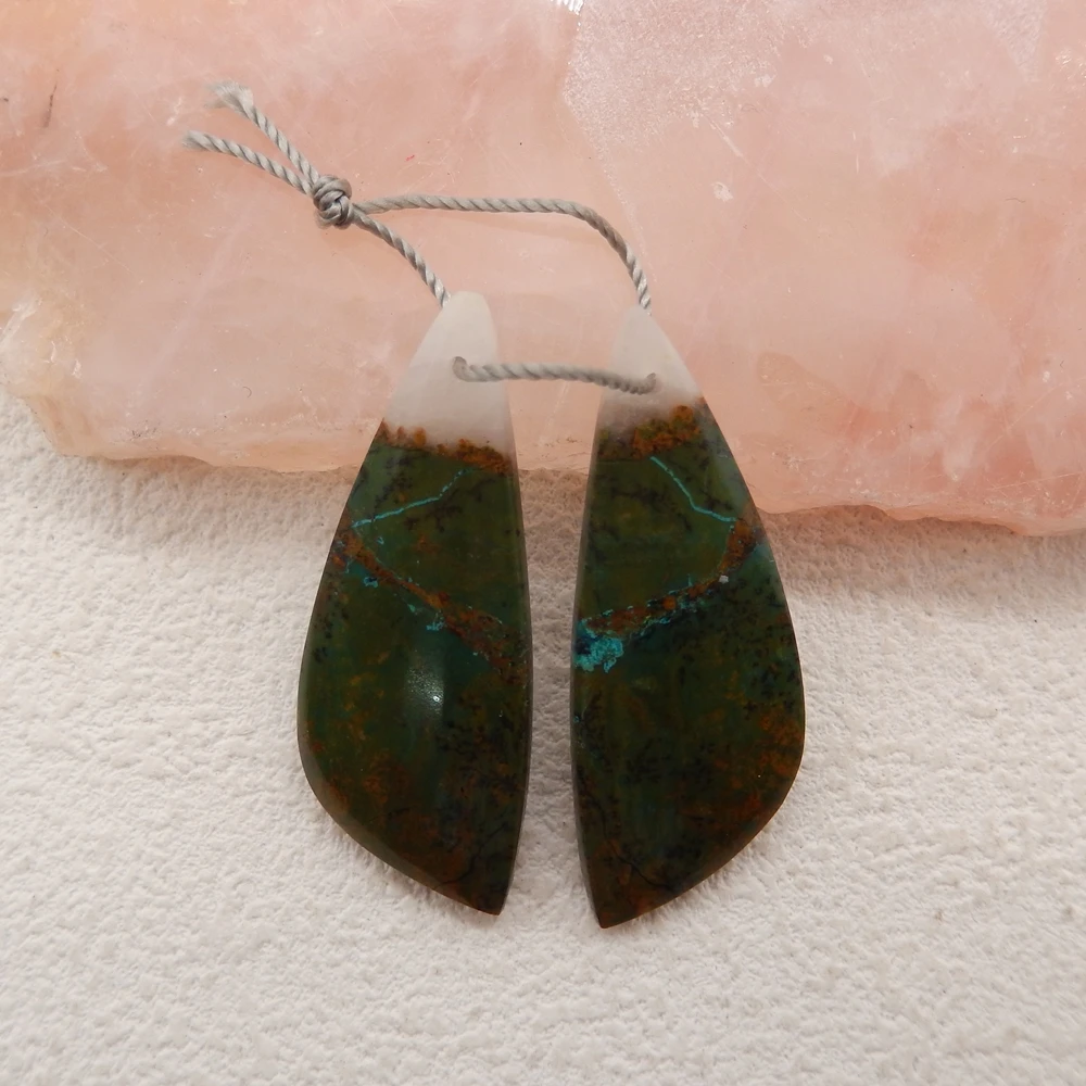 

Natural Chrysocolla high quality gemstone Earrings for Women, Gemstone Earrings Beads for Jewelry Making