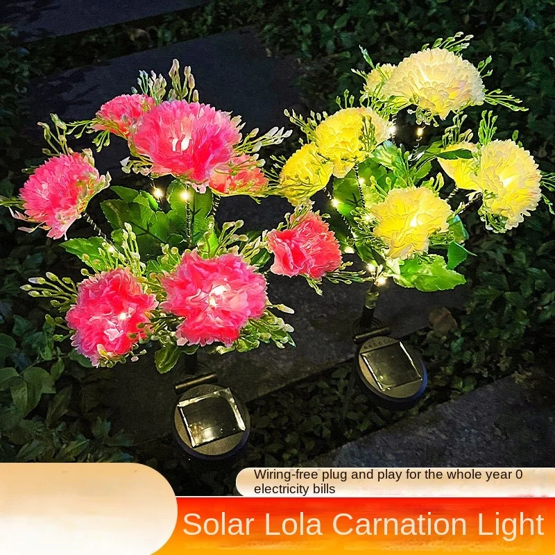 

Solar powered Loracan Xinxin Garden Garden Decoration LED Ground Insertion Atmosphere Light Landscape Light