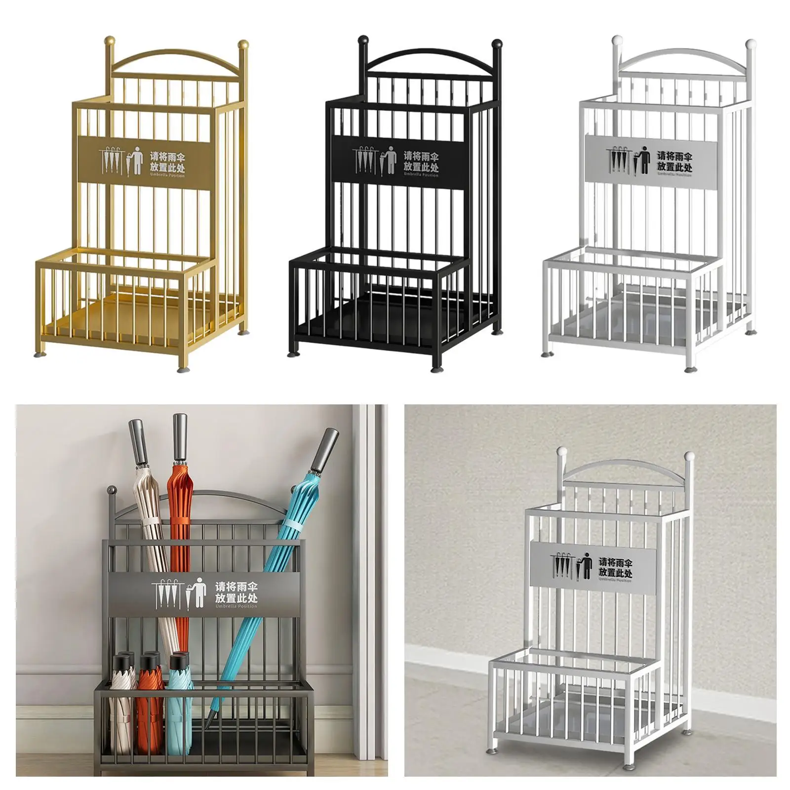 

Подставка для зонта для внутреннего использования, устойчивый держатель для зонта для супермаркета, отеля, дома