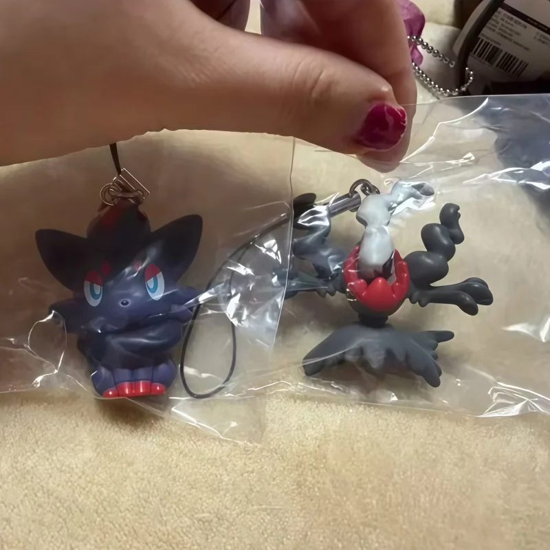 In Stock Authentic Pkm Flat Keychain Darkrai Zigzagoon Zorua Umbreon Plush Toy Anime Fans Collectible Toy Birthday Gift view 3