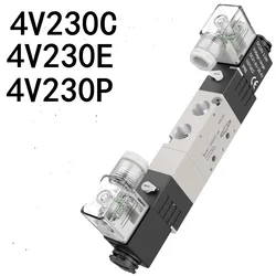 Pnematic Solenoid Valve 5/3 5 Way 3 Position 1/4