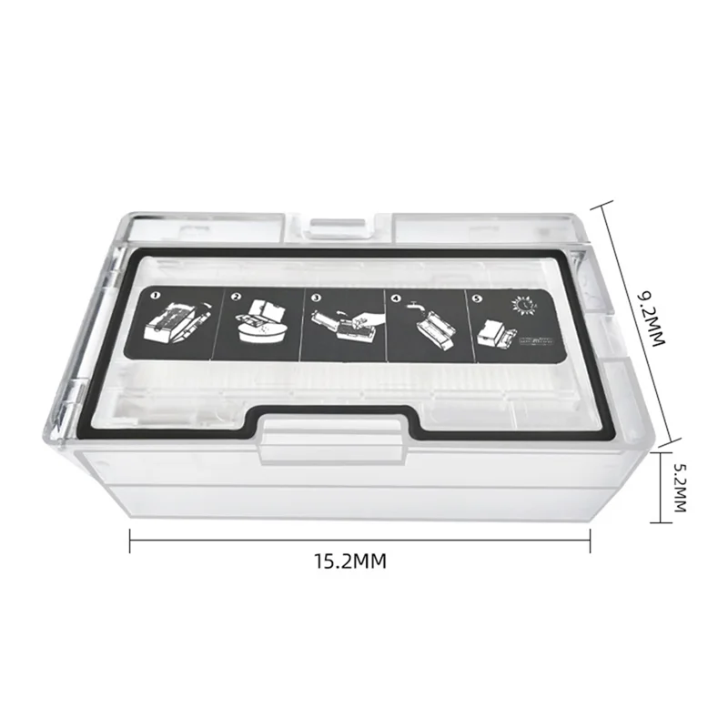 Caja colectora de polvo para Roborock G20 S8 G10S T7S Robot aspirador repuestos para contenedor de polvo