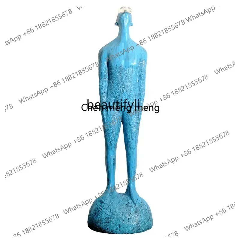 Humanoid Sculpture Floor Lamp Designer Hotel Exhibition Hall Creative Large Human Body Statue Decoration