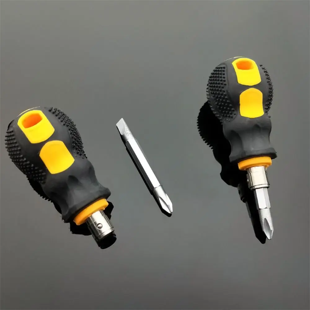 Tournevis à tête de radis à Double tête, Mini tournevis Phillips Compact, tournevis à Double usage, tournevis à fente Durable