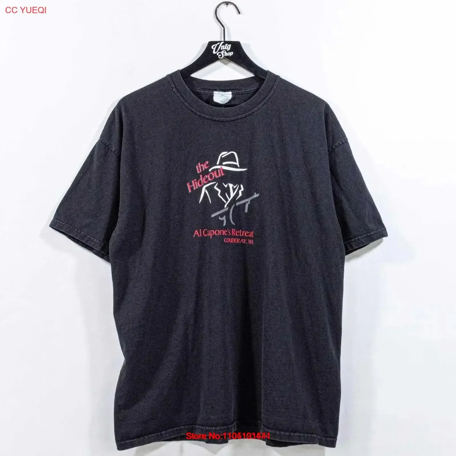 

The Hideout Al Capone's Retreat T Shirt XL VTG 90s Y2K Streetwear Mob Mafia vintage Washed streetwear homme Stylish fashion