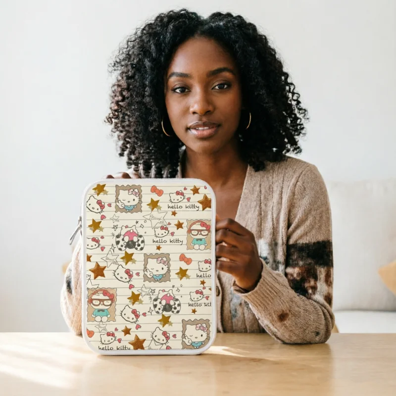 

Cartoon Character Storage Bag Hello Kitty 11 12 13 14 15-inch Shockproof Tablet Bag Laptop Sleeve Bag for Macbook Holiday Gift