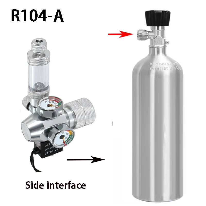 New DIY Aquarium CO2 Regulator Electromagnetic Valve Bubble Counter CO2 Control System Fish Tank CO2 Pressure Reducing Valve