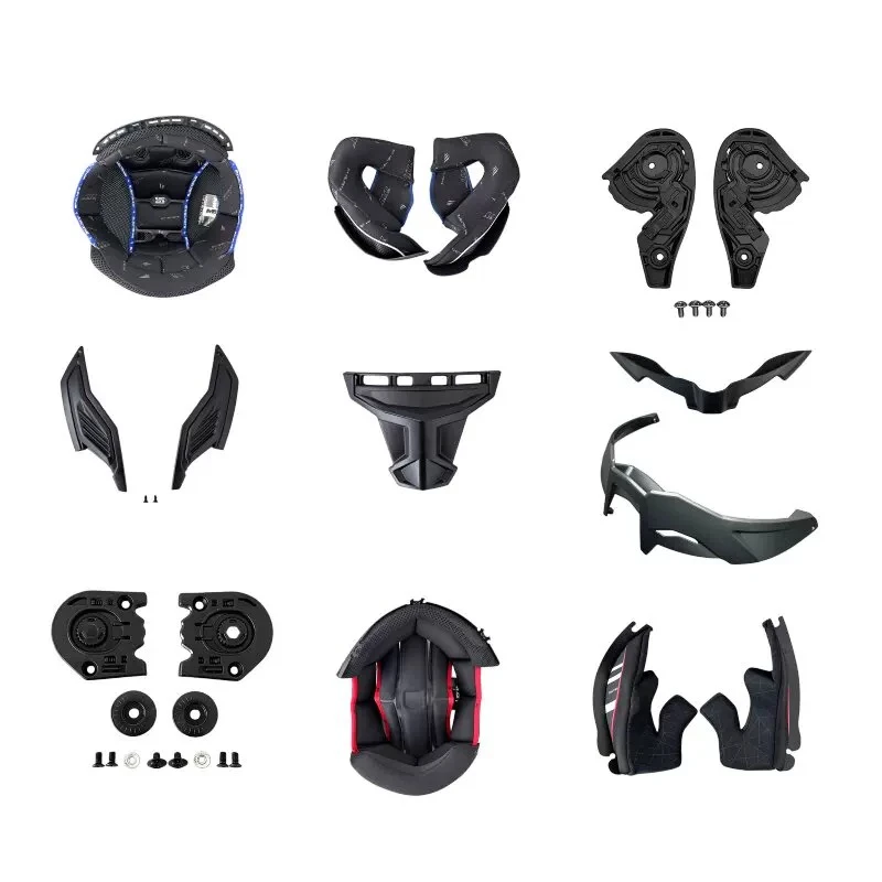 Helmet Accessories Raytheon 3 Half Helmet compatible with AXXIS PANTHER SV Top Lined Cheek Pad Stinger 2 Window Tail