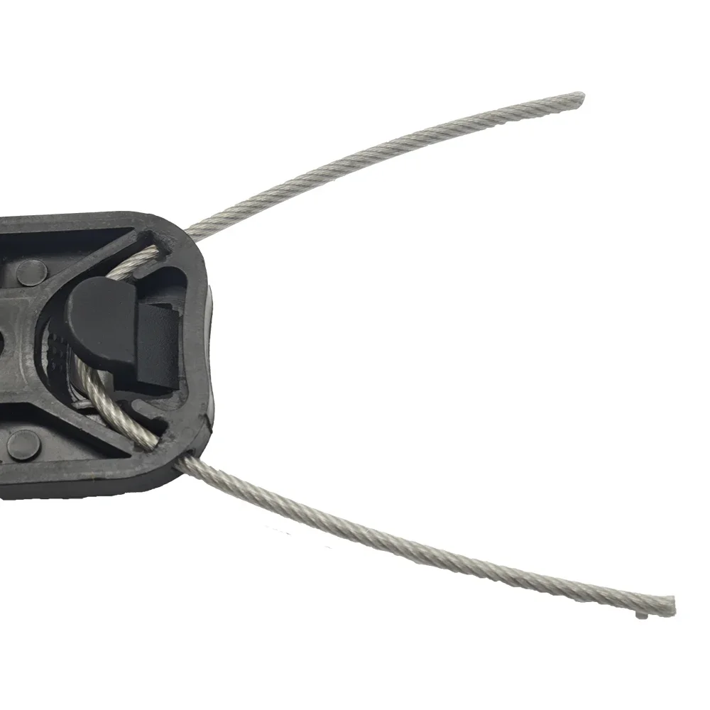 2/5/10 個ストリングトリマーヘッド電動ウィードイーターヘッド交換用スチールワイヤーライントリマーヘッドコードレス草トリマー用