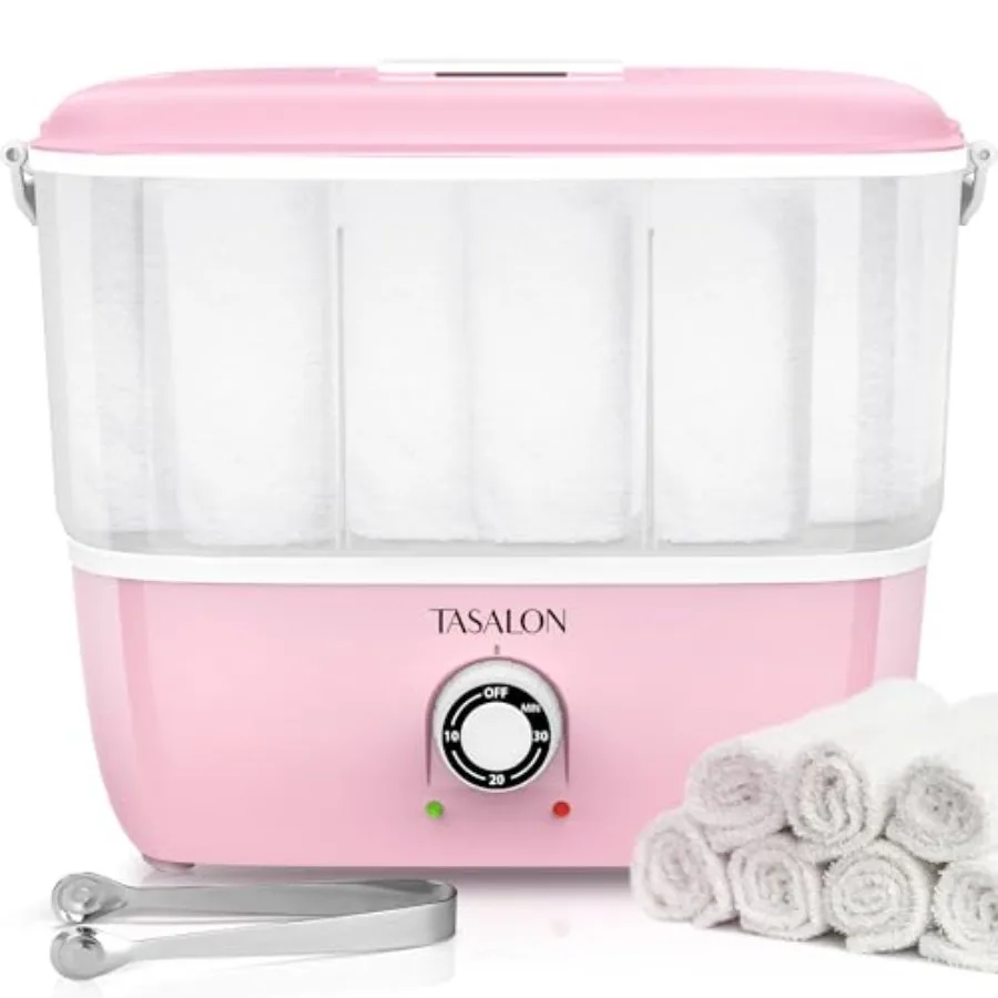 

Портативный подогреватель для горячих полотенец для лица, быстрое нагревание за 5 минут, вмещает 16 мини-полотенец, для салонов красоты