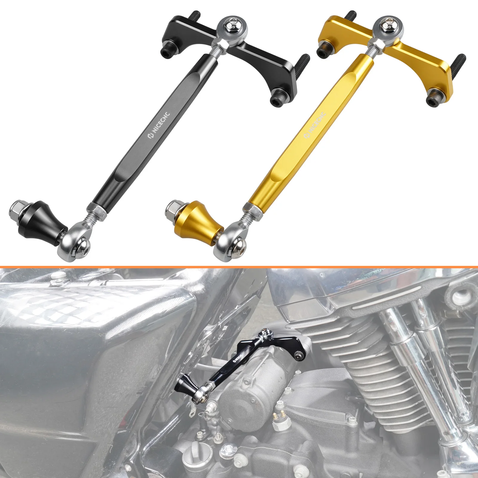 Motorcycle M8 Touring Frame Stabilizer for Harley Street Glide FLHX Road King Special FLHRXS Road Glide Special FLTRXS 2017-2025