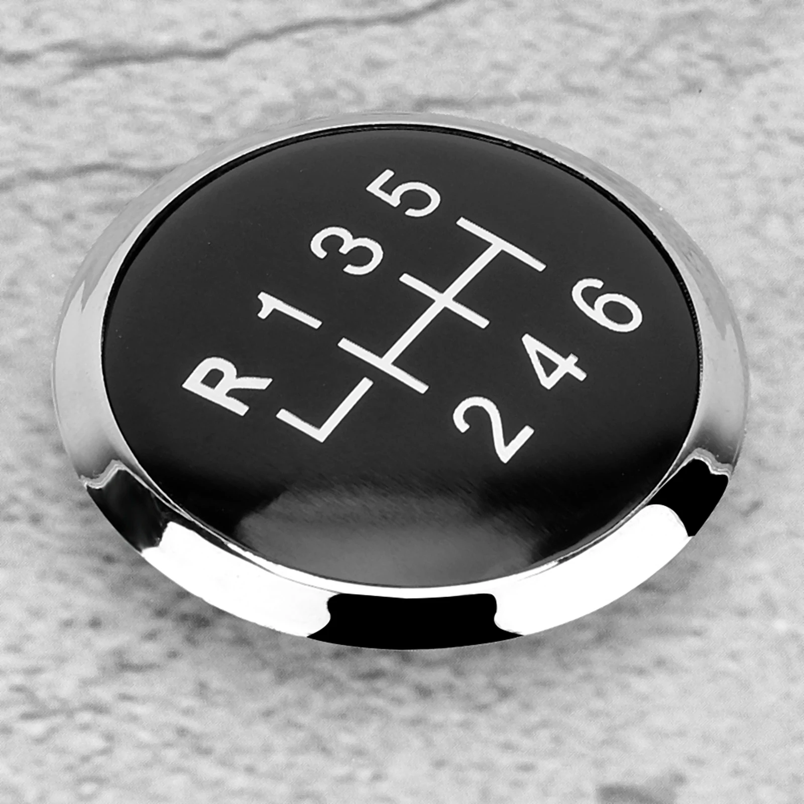Car 6 Speed Gear Shift Knob Stick Cover Emblem Badge Cap Trim for T5 T5.1 Gp 2003-2011 6 Speed Gear Knob
