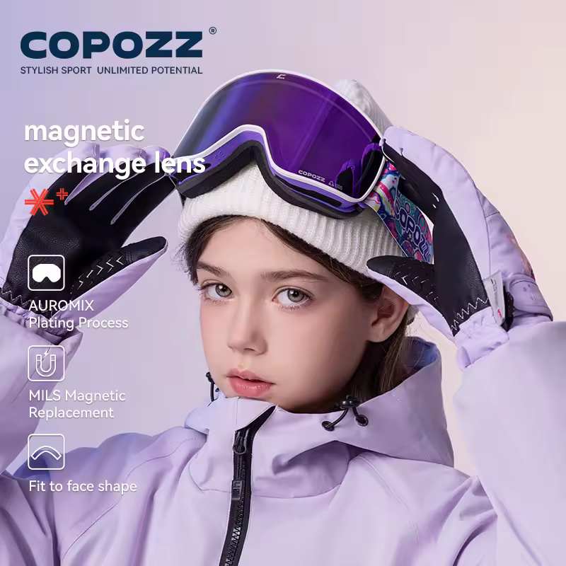 גוגלס COPOZZ Magnetic Kids לילדים עם הגנת UV400 מלאה ו-OTG
