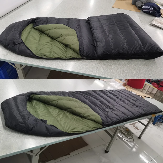 

Camping Sleeping Bag: -40 Degree Down Extremity Warm Camping Down Puffy Sleeping Bag