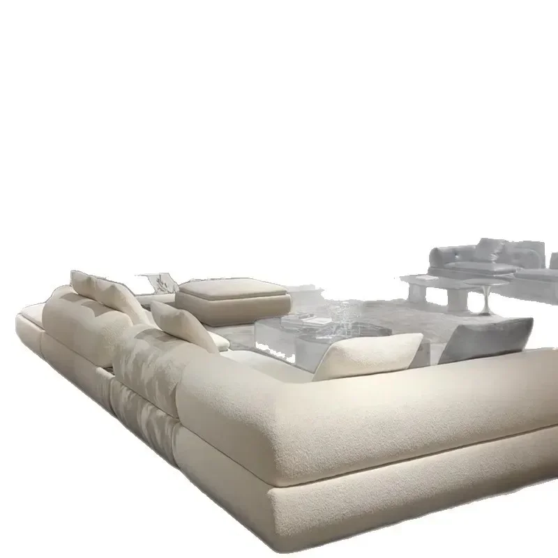 Super Moon Sofa Italian Living Room Large Flat Floor Villa Beauty Salon Reception Model Room Sofa