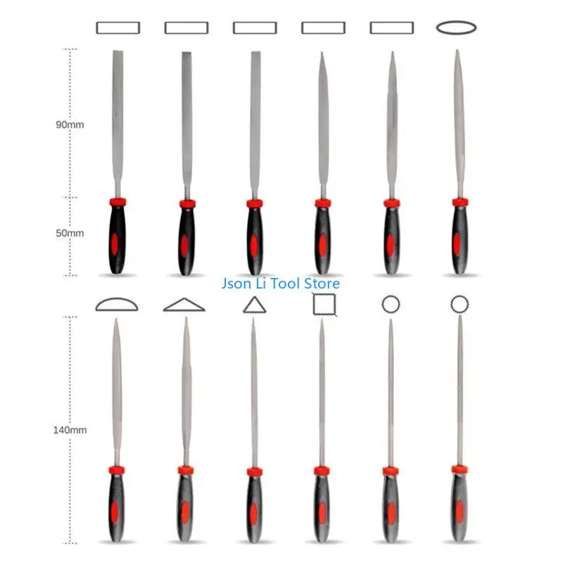 

Y08D 16 PCS FLAT/для треугольника/полубежных/круглых игл файлов для Diy Woodworker Durabl