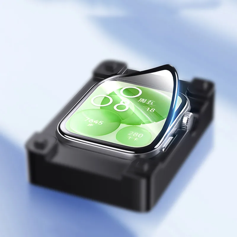 Displayschutzfolie für Huawei Watch Fit 3, 3D-gebogener Displayschutz für Huawei Watch Fit3 Ultra-HD-Schutzfolie mit vollständiger Abdeckung