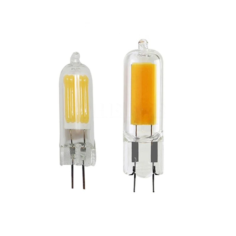 Glass G4 COB LED Bulb 6W 9W 12W AC 220V AC/DC 12V LED Lamp Crystal LED Light Lampadine Lampara Warm/Cold White Ampoule LED Bulb