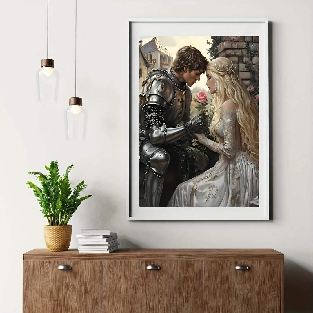 500/1000/1200/2000PCS Puzzle Knight and Princess Scene Jigsaw Modern Home Decor Family Fun Educational Toys Holiday Gift