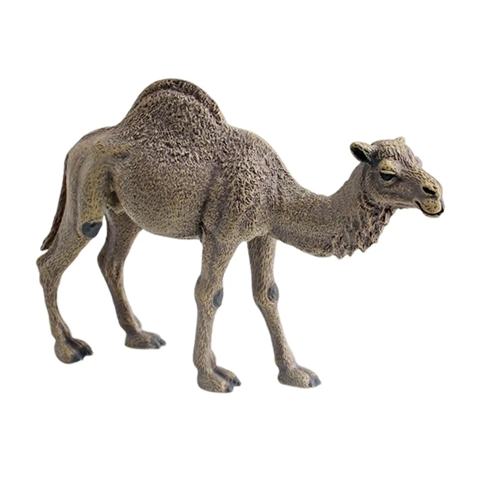 Camel Figurine Statue Animal Sculpture Housewarming Gift Cute Hand Painted Home Decoration Desktop Ornaments Educational Toy