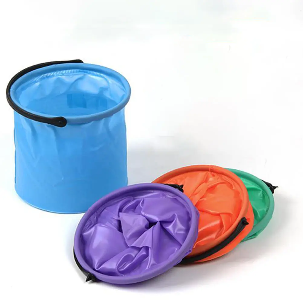 

4 Pcs Artist Brush Basin Premium Rubber Durable Portable Foldable Washers Painting Bucket Camping Outdoor Travel Emergency Art