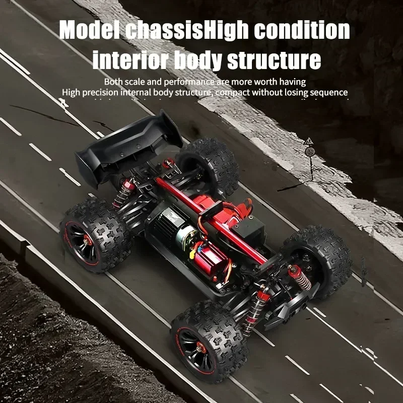 4WD 1:16 85KM/H Super Brushless 50KM/H Brushed RC Car 4x4 Off Road Remote Control High Speed Drift Racing Truck Toy Kids Adults