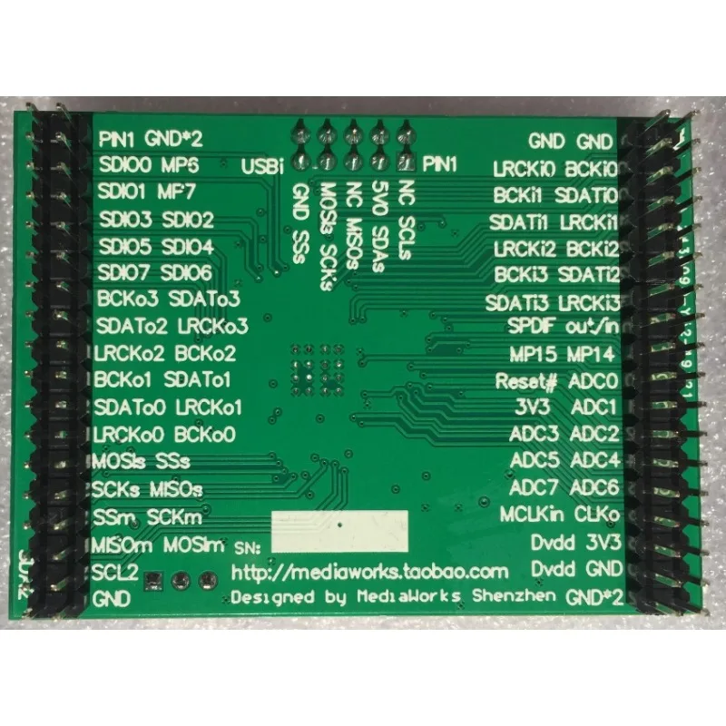 ADAU1467 DSP Audio Processor Board 8 IN 8 OUT with AD1937 Codec Digital Signal Processing Evaluation Module