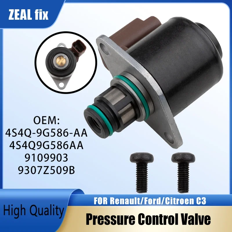 

Car Fuel Pump Regulator Metering Pressure Control Valve 4S4Q-9G586-AA 4S4Q9G586AA 9109903 for Renault Ford Accessories 9307Z509B