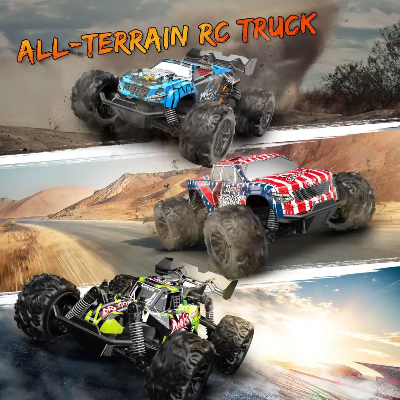 Professional 1/20 4WD Off Road Drift Crawler PVC Body Independent Suspension All Terrain Tires 2.4G Proportional Control