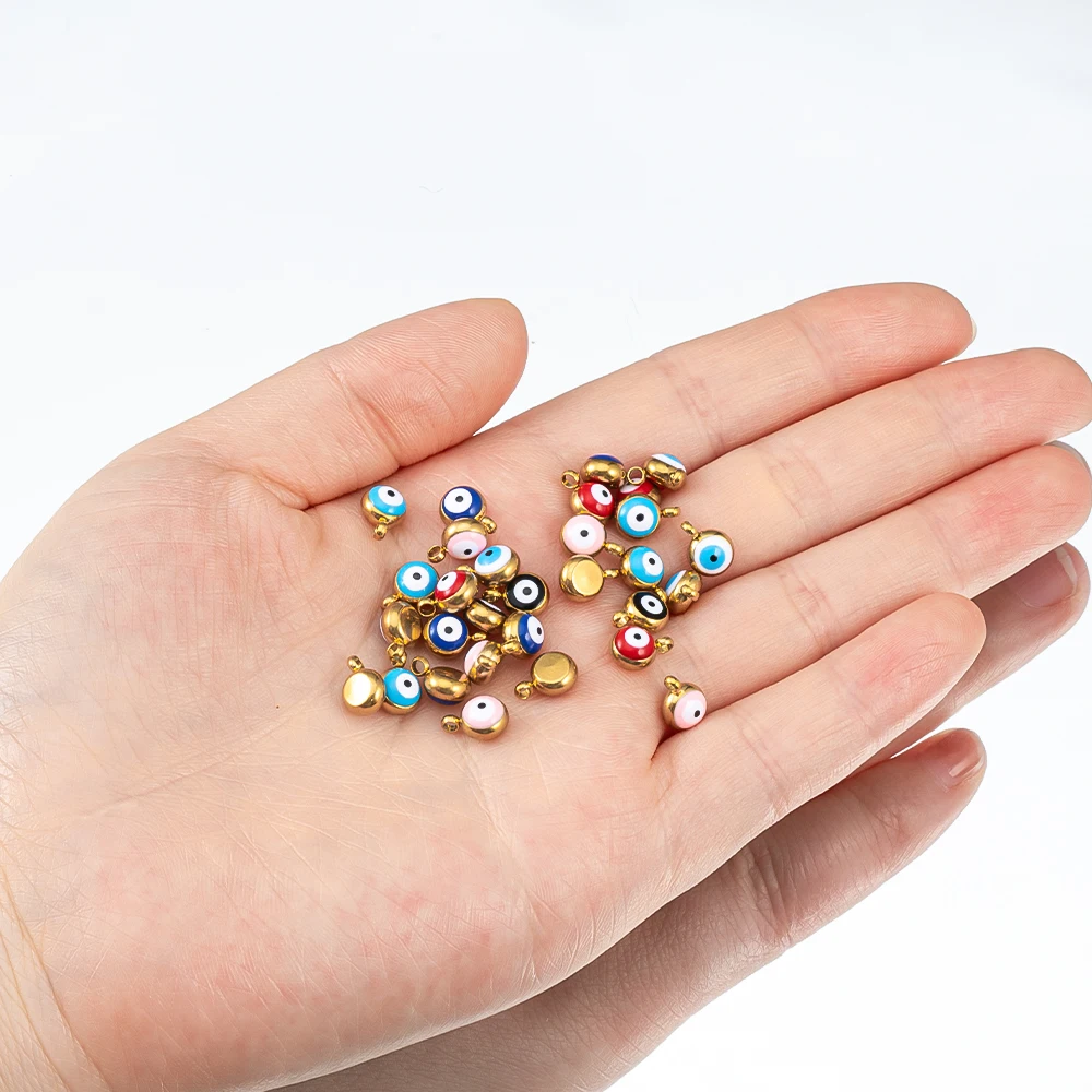 20 Stück Edelstahl Kleine Seestern Charms Fisch Anhänger Emaille DIY Schmuckherstellung Zubehör Erkenntnisse Ozean Halskette Ohrringe – Detail 8