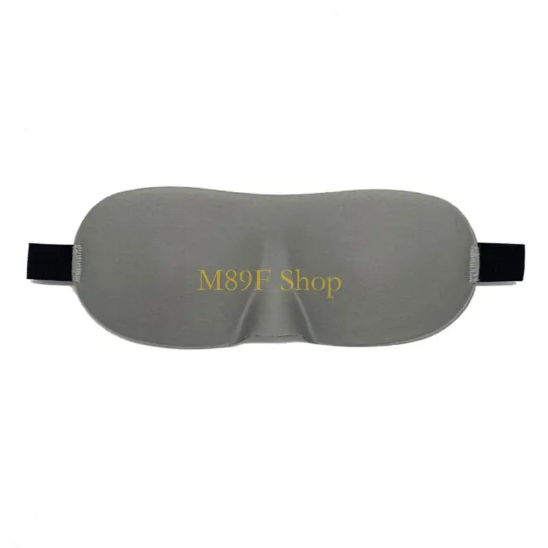 M89F Reusable Eye Cover Light Blocking Design Soft Knits Fabric for Bags and Travel