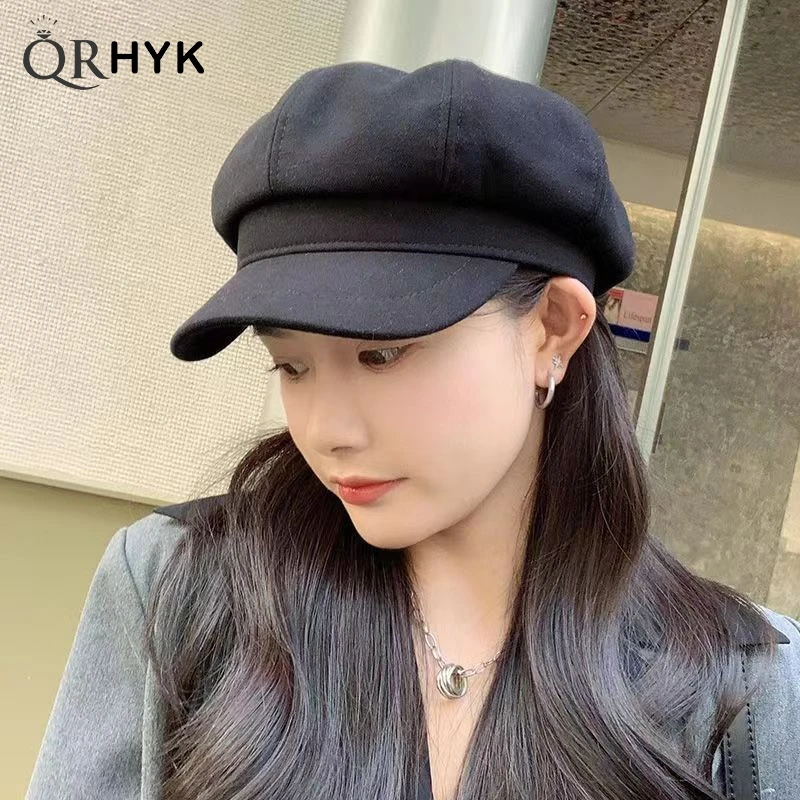 Fashion Women Beret Autumn Winter Octagonal Cap Hats Artist Painter Newsboy Hat Casual Beret Cap